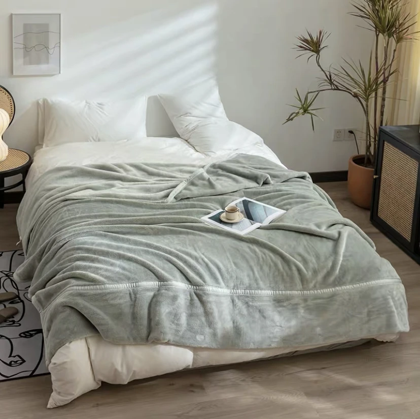 Cheap Blanket Super Soft Flannel Fleece Plush Blankets for Winter