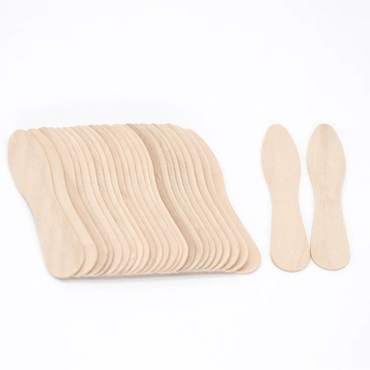 Одноразовая деревянная ложка для мороженого