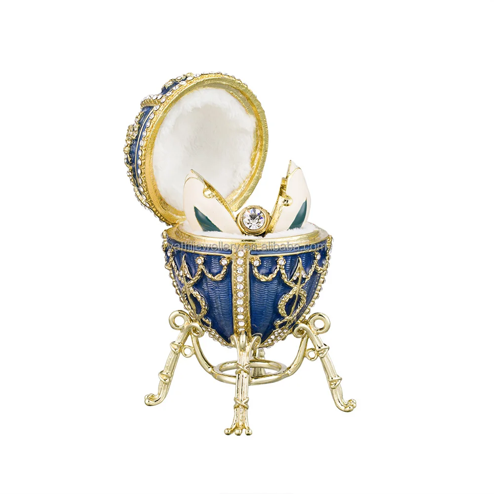 Классические коробки для яиц Rosebud Faberge подарочные украшения яйцо свадебный подарок пасхальное