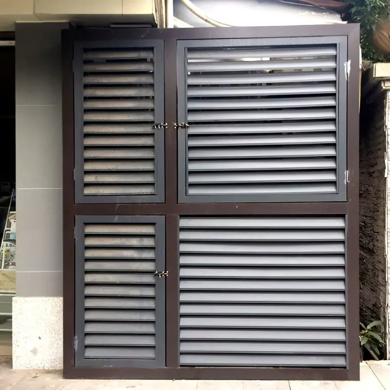 Modern Customized Windows With Built In Blinds Aluminium Glass Louver Blind Window