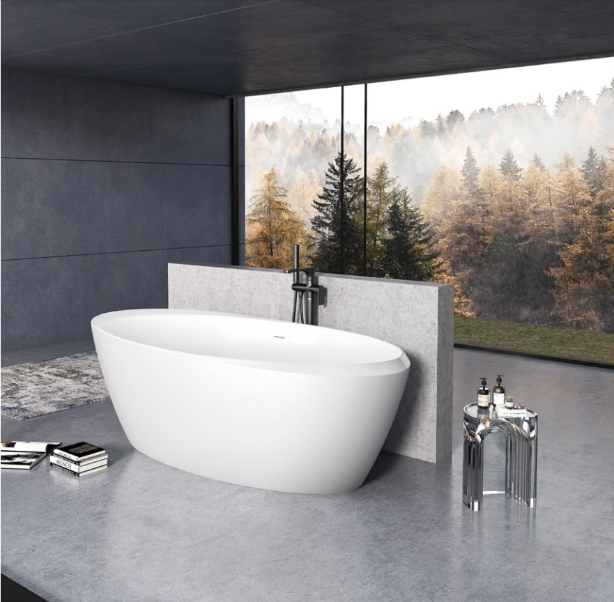 cUPC Freestanding Bathtubs Acrylic Soaking bathtub Stand Alone Bath Tub