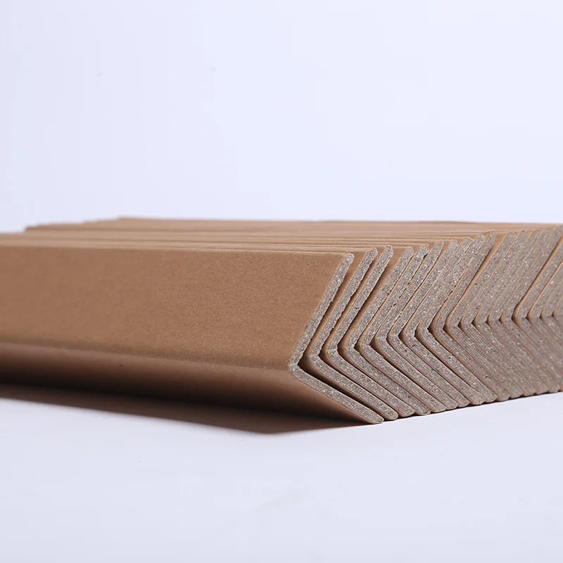 Eco Friendly L Shape Paper Corner Protector 50*50*3*1000 mm Kraft Angle Pallet Paper Edgeboard Protector