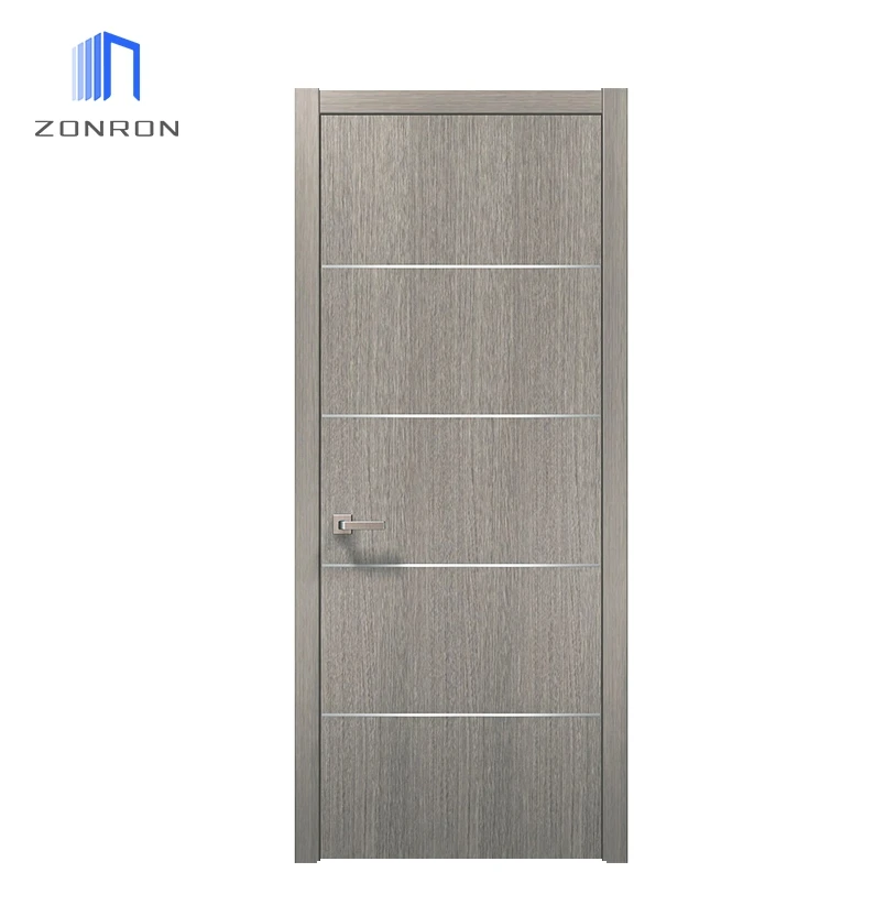 Zonron Usa Certificates Fireproof Hotel Room Modern Fire Rated Soundproof Apartment Wooden Door Fire Resistant Interior Door