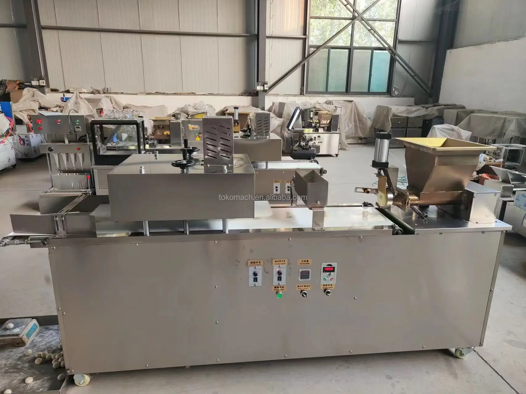 Coconut Bliss Ball Dough Pizza Ball Roller Forming Labneh Almond Paste Hard Energy Balls Rounding Machine