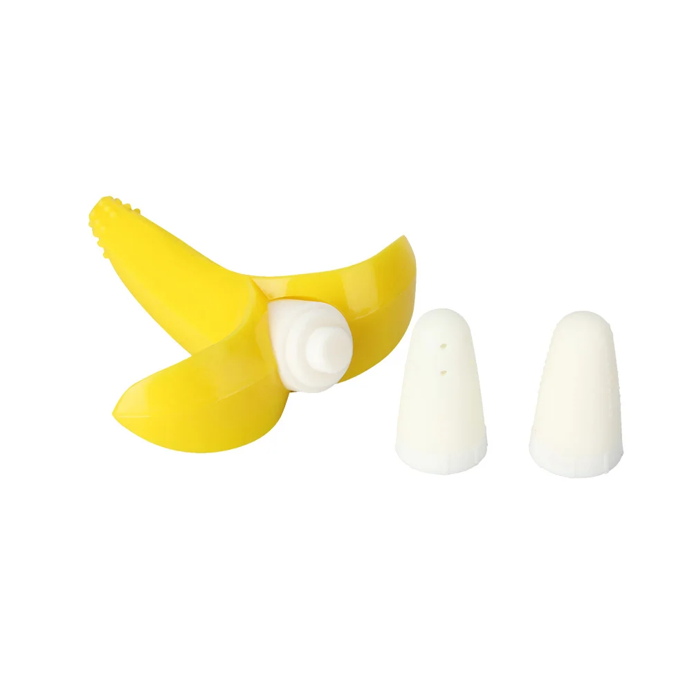Banana Shaped Silicone Teething Soothers Pacifier for babies