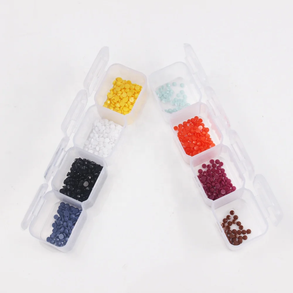 Пластиковый корпус из бисера 4 решетки пластиковый Алмазный запасной ящик для алмазной вышивки аксессуар