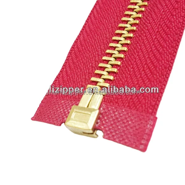 Wholesale No 5 metal zipper puller custom open end metal zipper