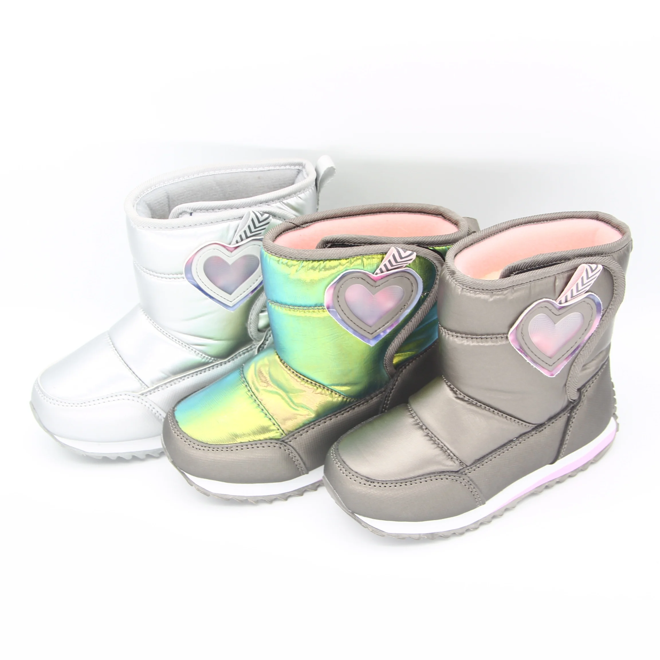 
Children Winter Warm Shoes Waterproof Fashion Cool Girls Snow Boots 