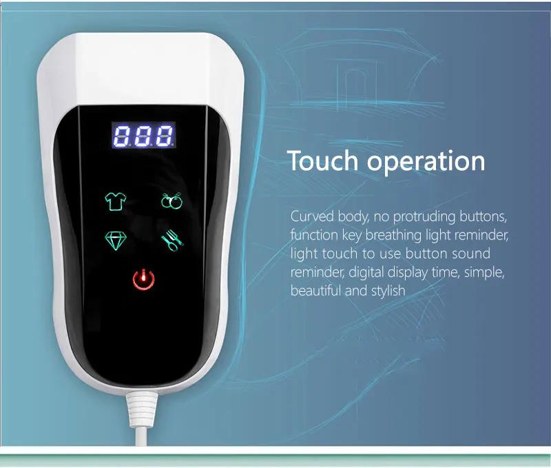 70W Immersion Ultrasonic Cleaner Portable Household Jewelry Glasses Cleaner 60KHZ Fruit & Vegetable Ultrasonic Cleaner