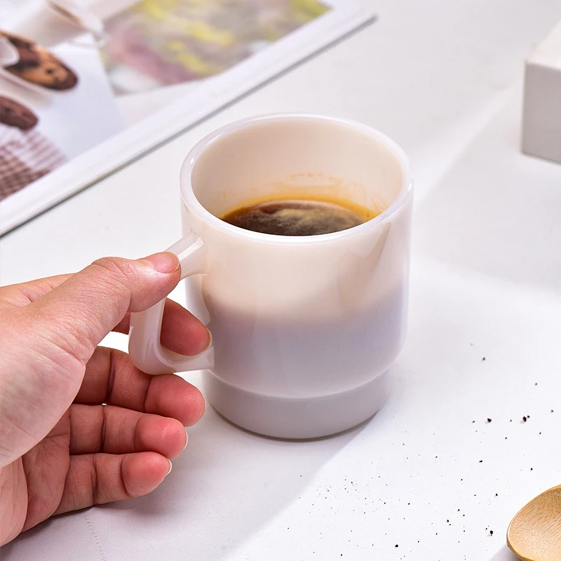 Samyo Luxury Cute Restaurant Decorative Thermos Mug Wholesale Customized Tea Cups Glass Reusable Ice Coffee Cup