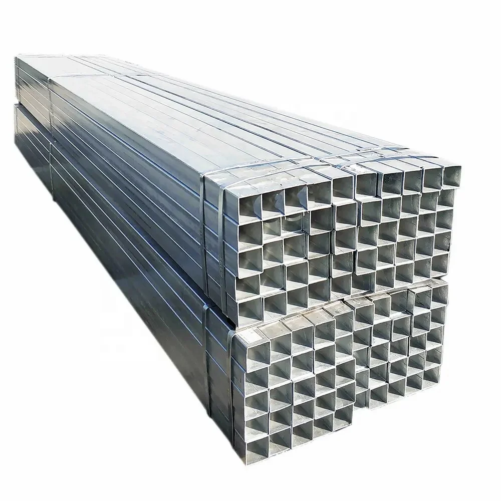 Different specifications in galvanized steel products can be customized galvanized steel square tube