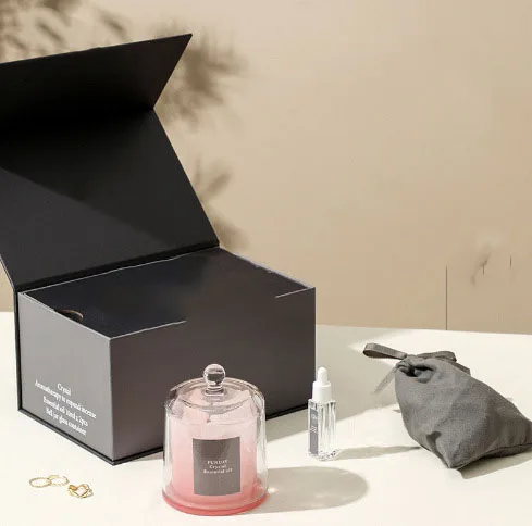 Wholesale Custom Logo Gift Box Scented Candle Containers Soy Wax Gel Mermaid Aromatherapy Fragrances Candles gift sets