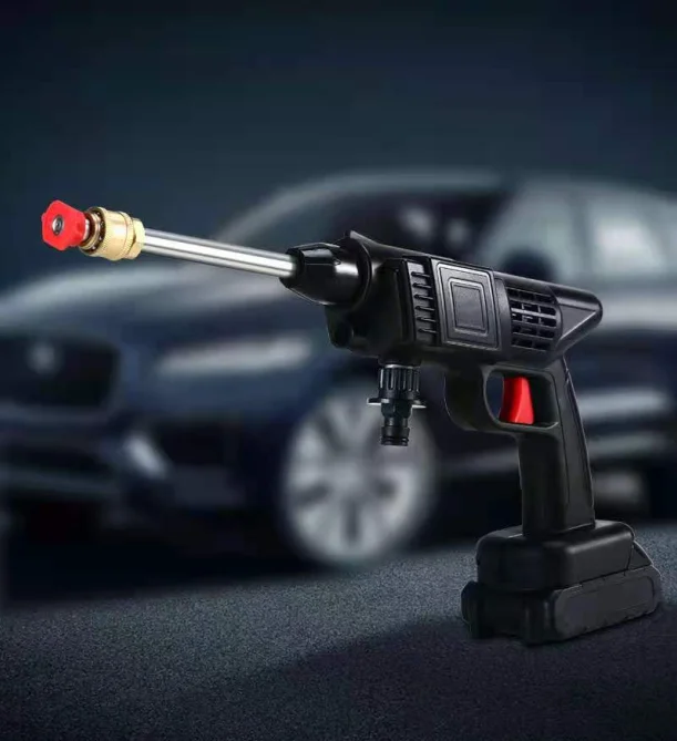 Cordless Portable High Pressure Electric Car Washer Gun With 24V Rechargeable Battery Power Car Wash Foam Gun