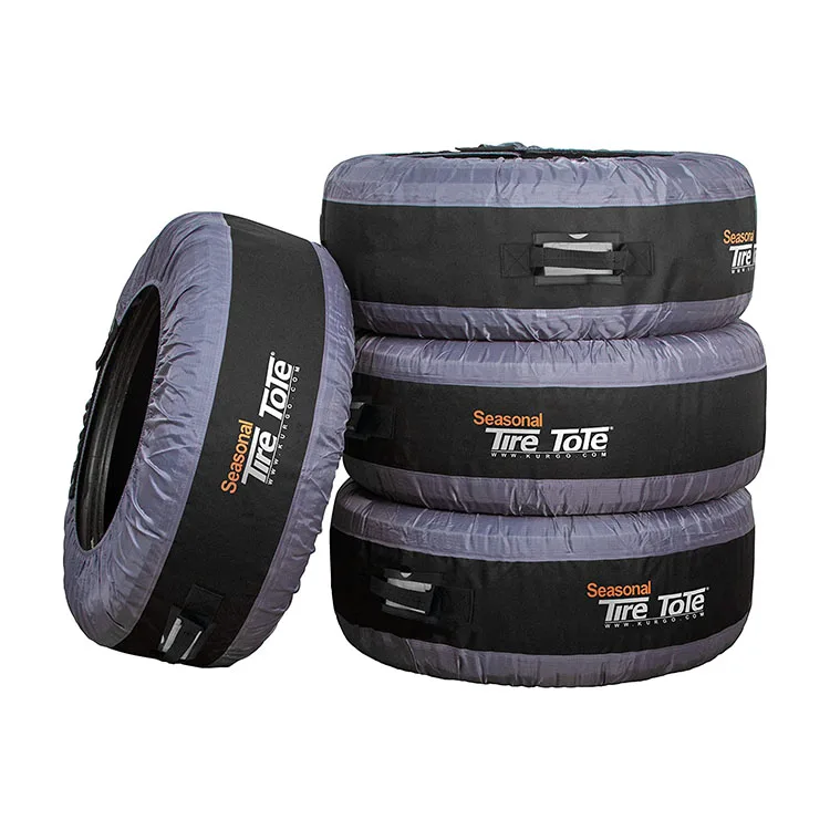 4Pcs Spare Tire Cover Case Polyester Winter and Summer Car Tire Storage Bags Auto Tyre Accessories Vehicle Wheel Protector