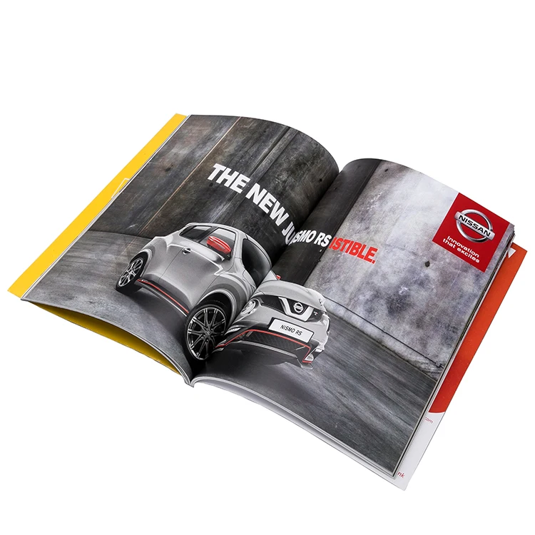 Bulk Offset Printing Glossy brochure booklet Magazine printing