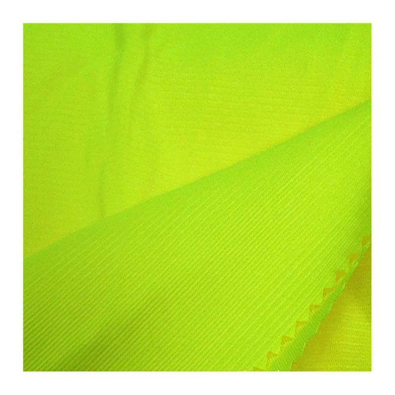 High Quality Orange Polyester Waterproof Hv reflective Fabric for high visibility jacket