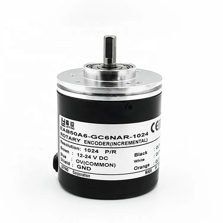 
 EAB50A6-GC6NAR-1024 EI Series Of Incremental Encoder with Large Shaft Sleeve Adopts Heavy Load Structure Design  