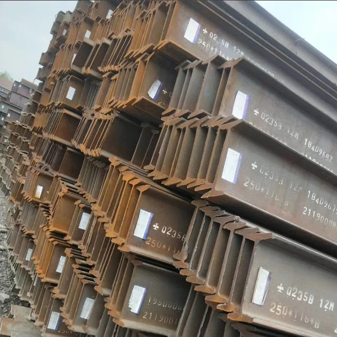 Q355b Structural Carbon Wide Flange I Steel H Beams Hot Sell Steel H Beam Price Per Kg Steel I beam