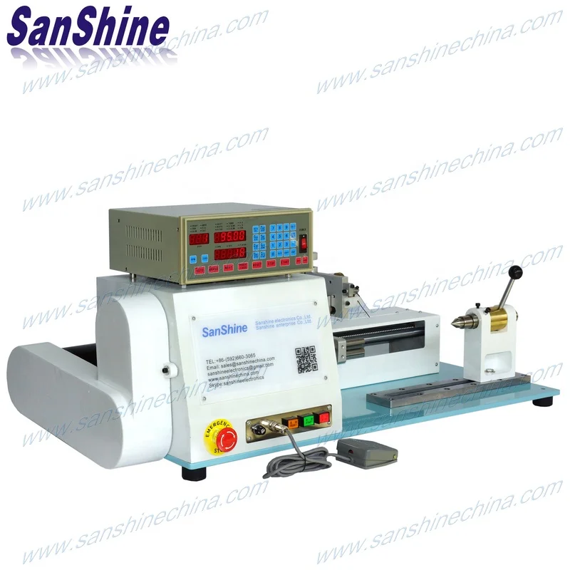 Single spindle CNC precision automatic high torsion long wire spread length thick wire bobbin winder