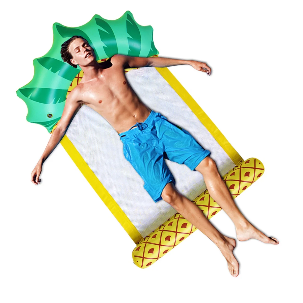 Распродажа, летний надувной гамак с рамкой в виде ананаса, надувная плавающая кровать, бассейн для вечеринки, надувной отдых, плавающий ряд для взрослых