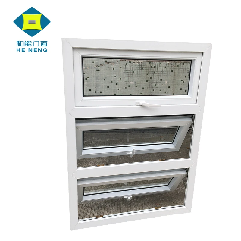 Top quality low price European Style Double Glazed UPVC Top Hung Kitchen Window