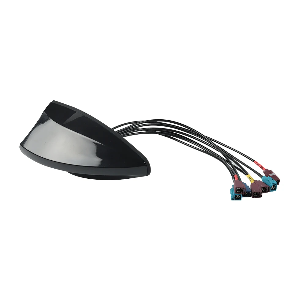 Free Sample Customized Multi in One Vehicle Shark Fin Anti Ultraviolet Asa Material GNSS Active Antenna With FAKRA Connectors
