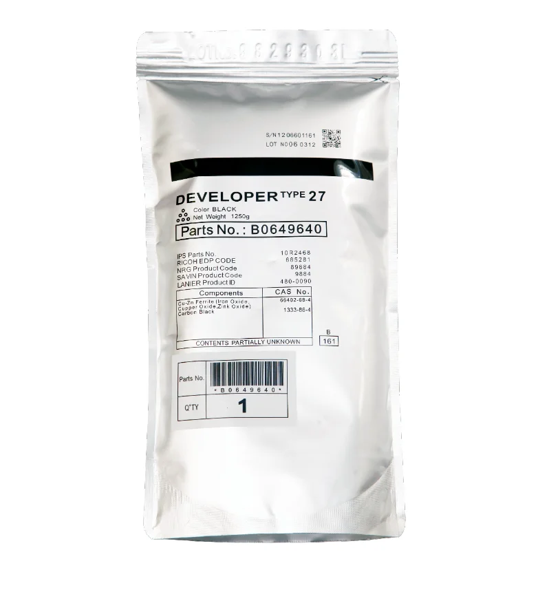 Brand gezhicai Compatible RICOH Type 27 Japanese Developer toner powder For Ricoh copier MP1350/9000/1100/1107/1357