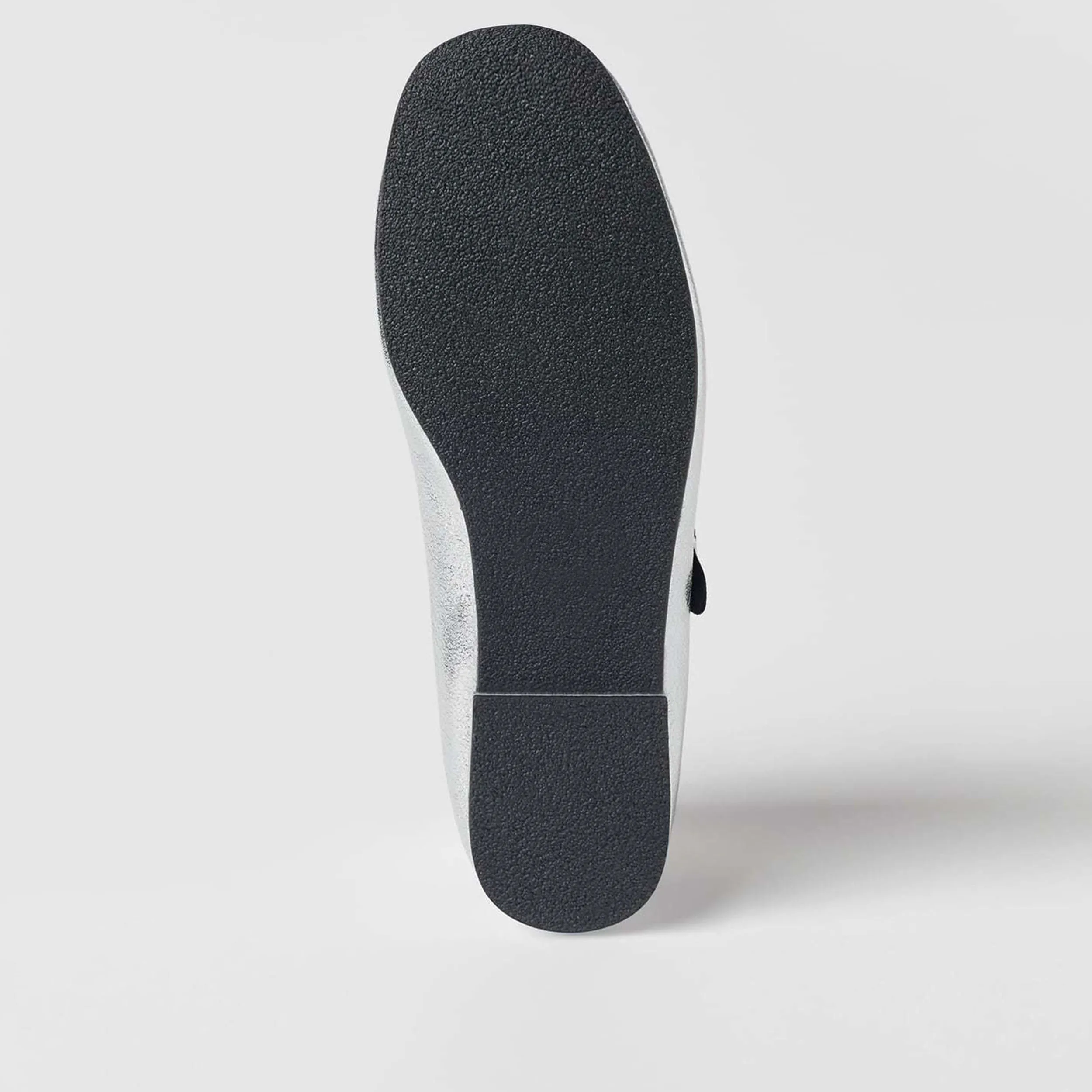 Women Fashion Walking Shoes Ballet Flats Comfortable Ladies Casual Dress Loafers Silver Slip on Flat Mary Jane Pumps