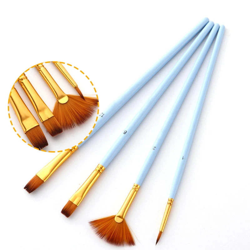Eco Friendly Professional Artist Paint Brush Set of 20 Painting Brushes Kit Fabulous Wood handle paint brushes for art painting