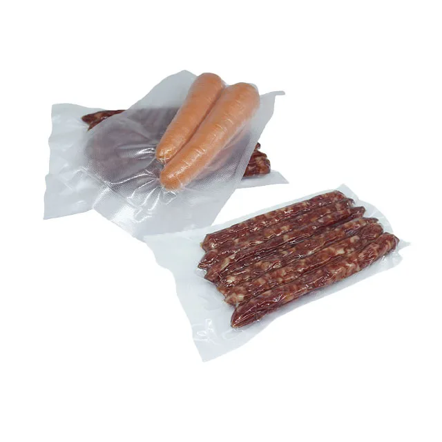 Disposable Textured Vacuum  Bag For Sausage