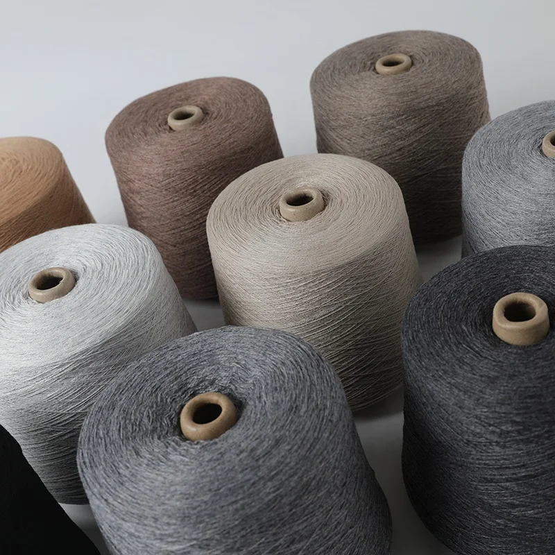Made in Qinghe, China 100% Pure 2/ 26Nm Cashmere Knitting Yarn