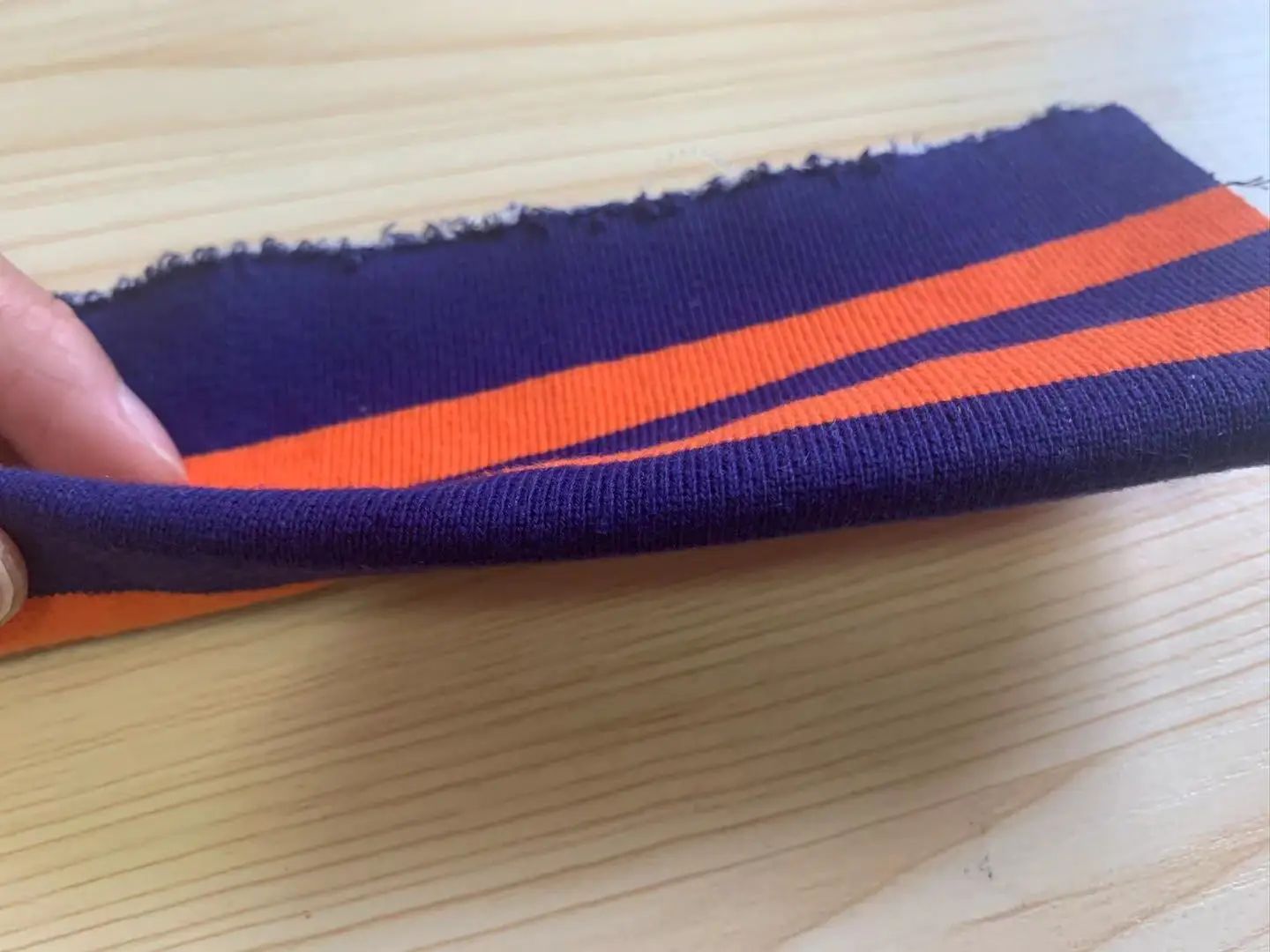 Полосатая плоская трикотажная ребра по индивидуальному заказу 1x1 ребристая трикотажная ткань для пояса