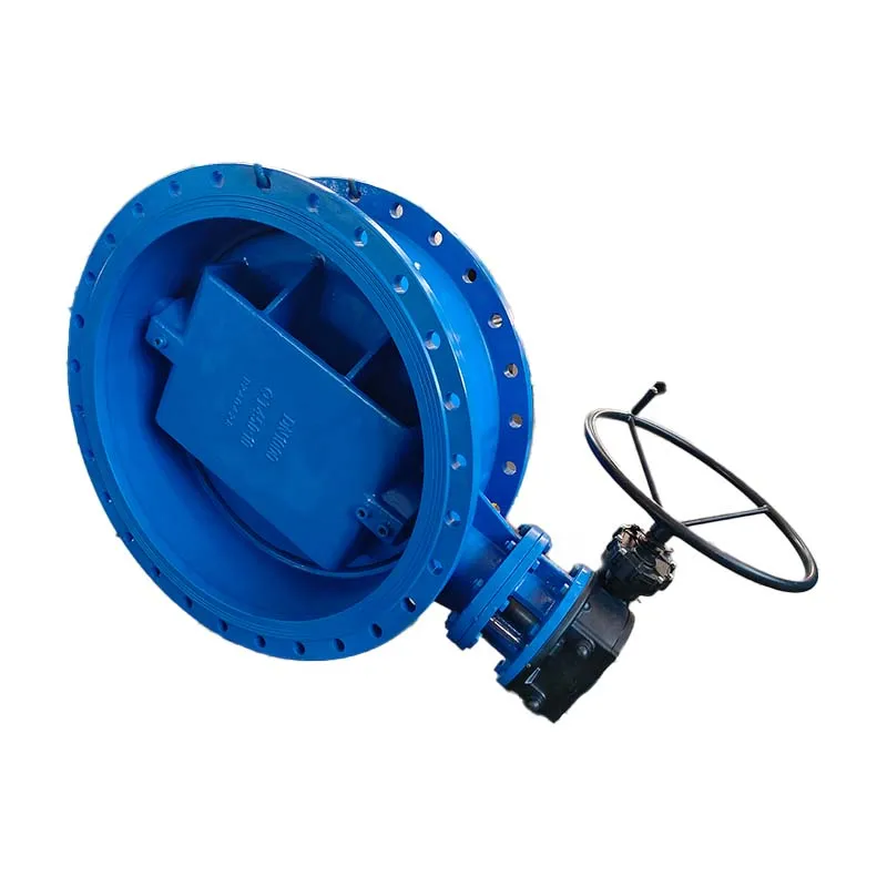 Double Flanged Ductile Iron Rubber Seat 40 Inch N16 Soft Seal butterfly Valve Price