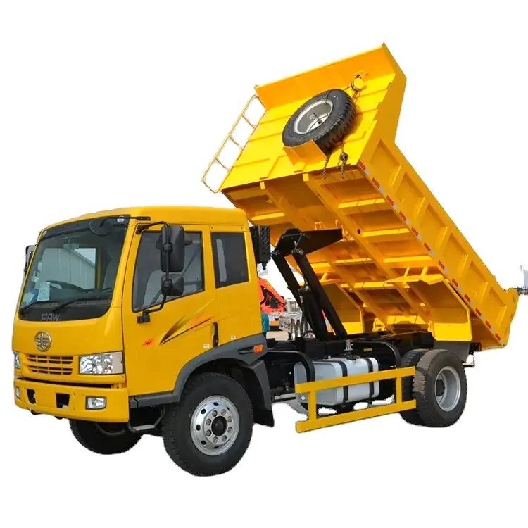 FAW 4X2 Small 5 ton Dump Truck Dumper Tipper Truck for sale