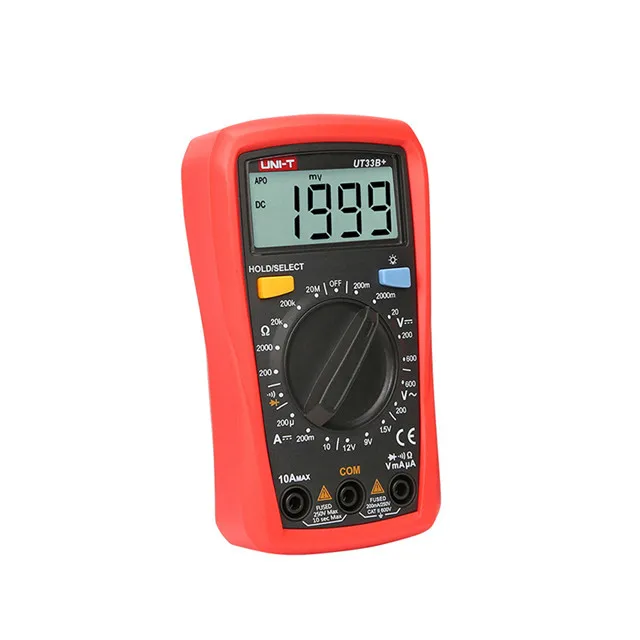 Factory direct Profesional youlede Uni-t UT33B+ mini digital multimeter tester made in china