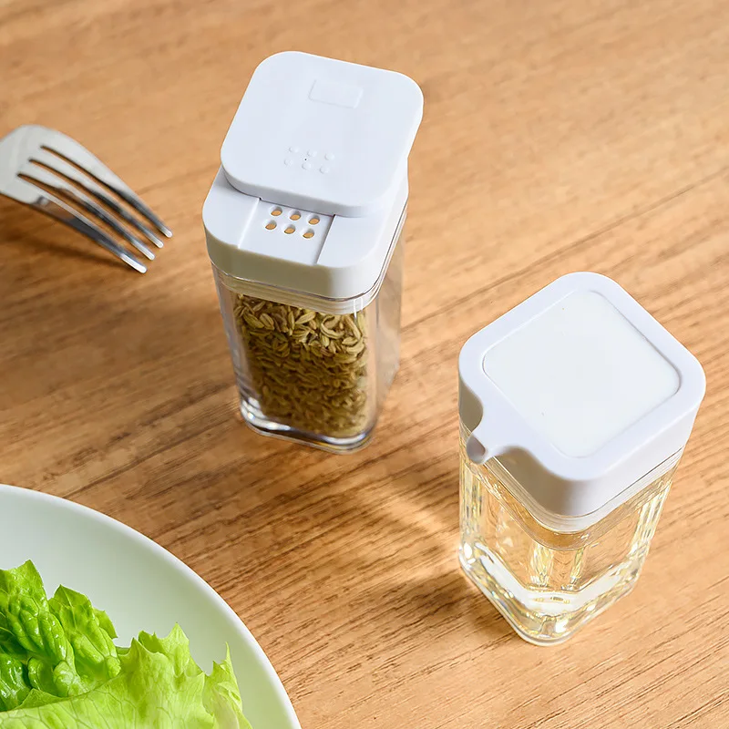 Single Pack or 4pcs Combo Set Oil and Salt Seasoning Storage Bottle Kitchen Supplies Seasoning Bottle