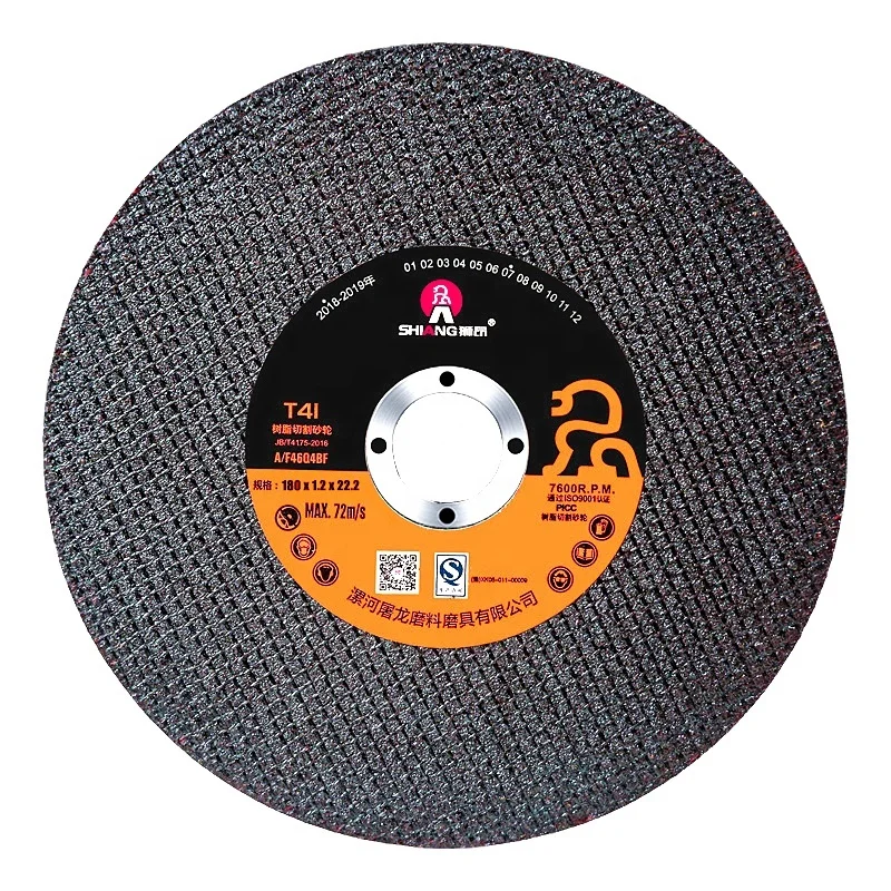 
abrasive cutting wheels for stainless steel 180*1.2*22 mm 