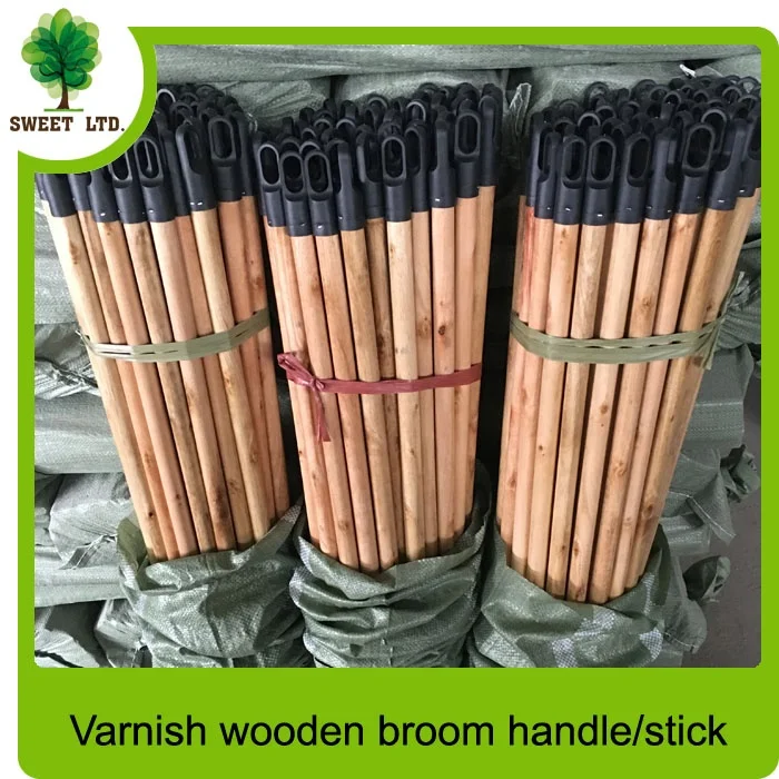 1.5 Meter 1.4 Meter Length 25mm Diameter Broom and Dustpan Set Broom Stick by Machine Making Wooden Stick Broom Handle