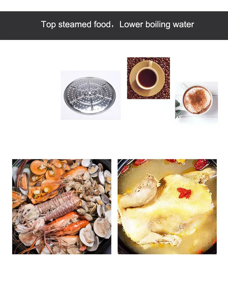 Stainless Steel Commercial Water Boiler Electric Hot Water Boiler Milk Tea Coffee Drinking Bucket Dispenser