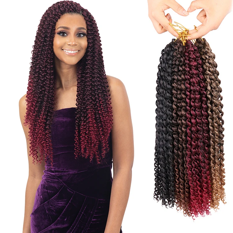18 22 Inch Crochet Hair Water Wave Passion Twists  High Quality Jumbo Passion Twists  South Africa Hair Deep Wave