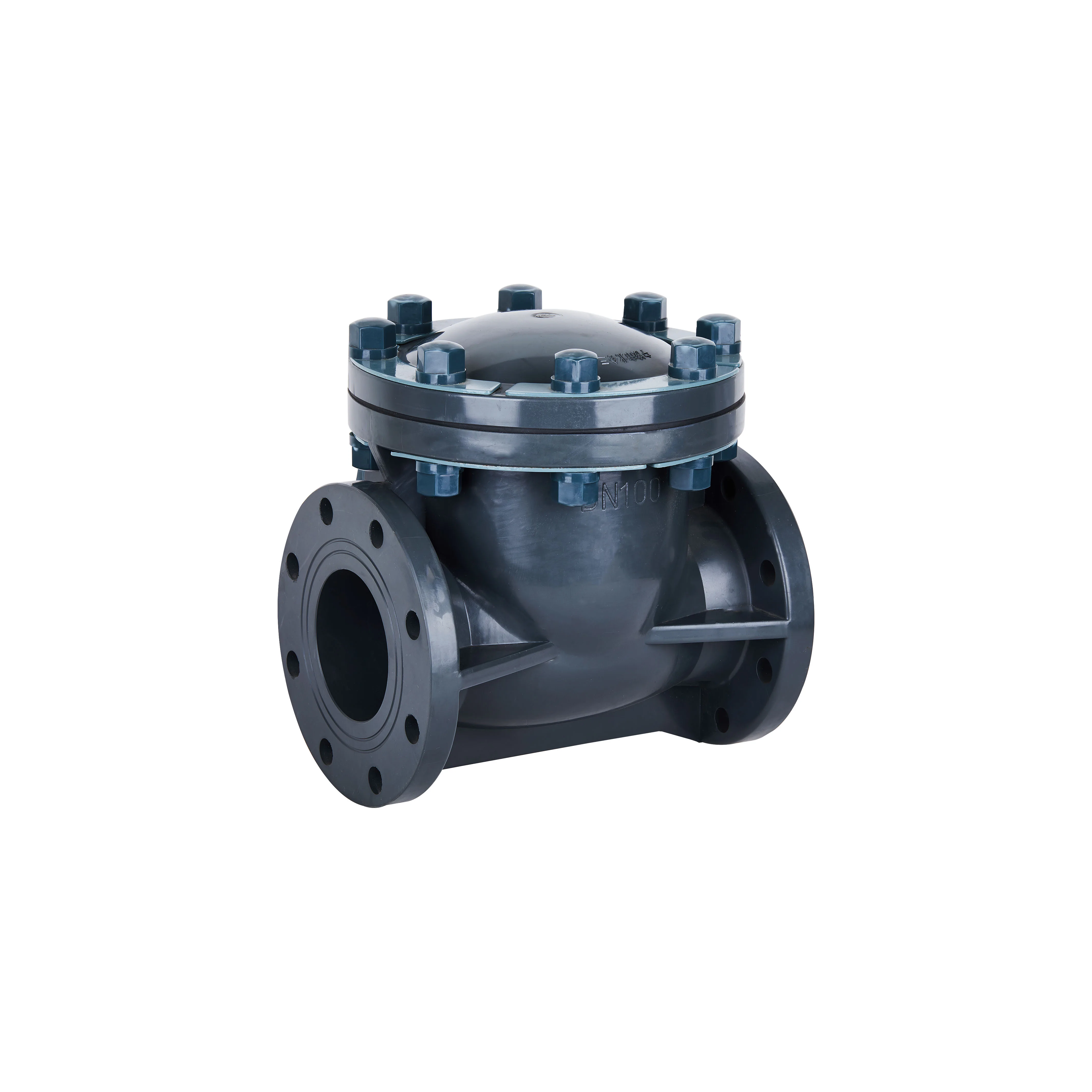 H44X Check Valve Flanged UPVC Swing Check Valve