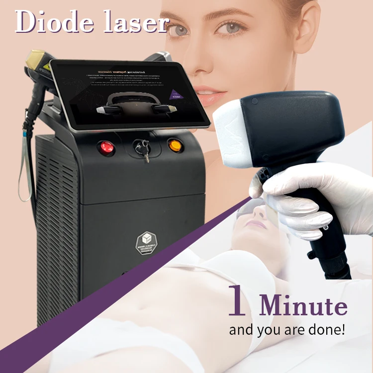 2022 Professional Trdiode Laser Ice 1600W Diode laser hair removal 755nm 808nm 1064nm laser hair removal device