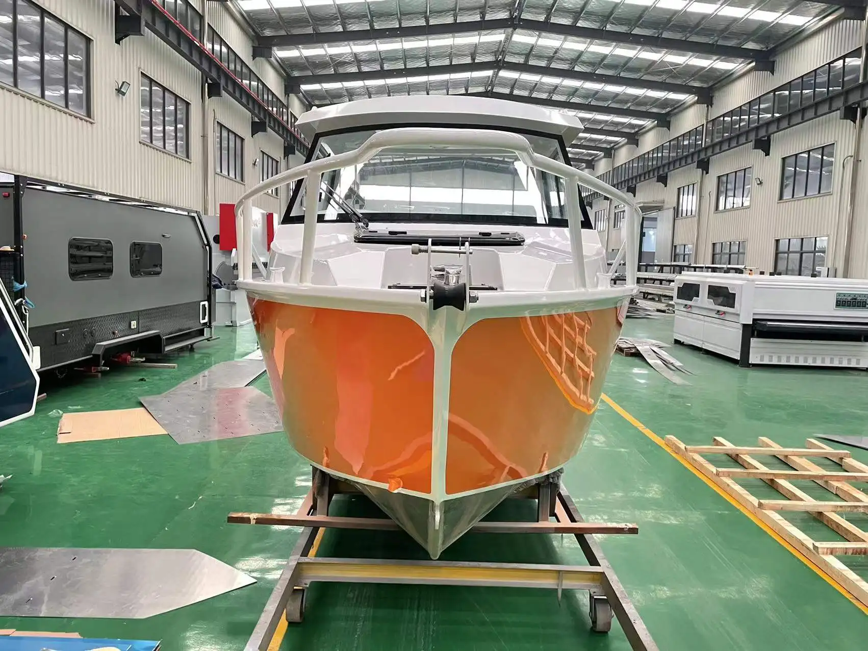 Chinese Aluminium Boat for sale- 6m 20ft Profisher Welded Aluminum Fishing Boat Deep V Bottom Boat