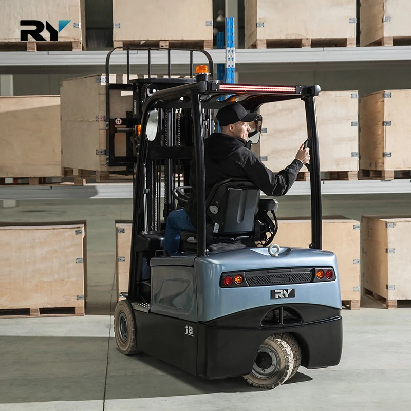 Royal 1 ton 1.5 ton 2 ton 3 Wheel Zapi Controller Zf Transmission Lithium Battery Electric Forklift