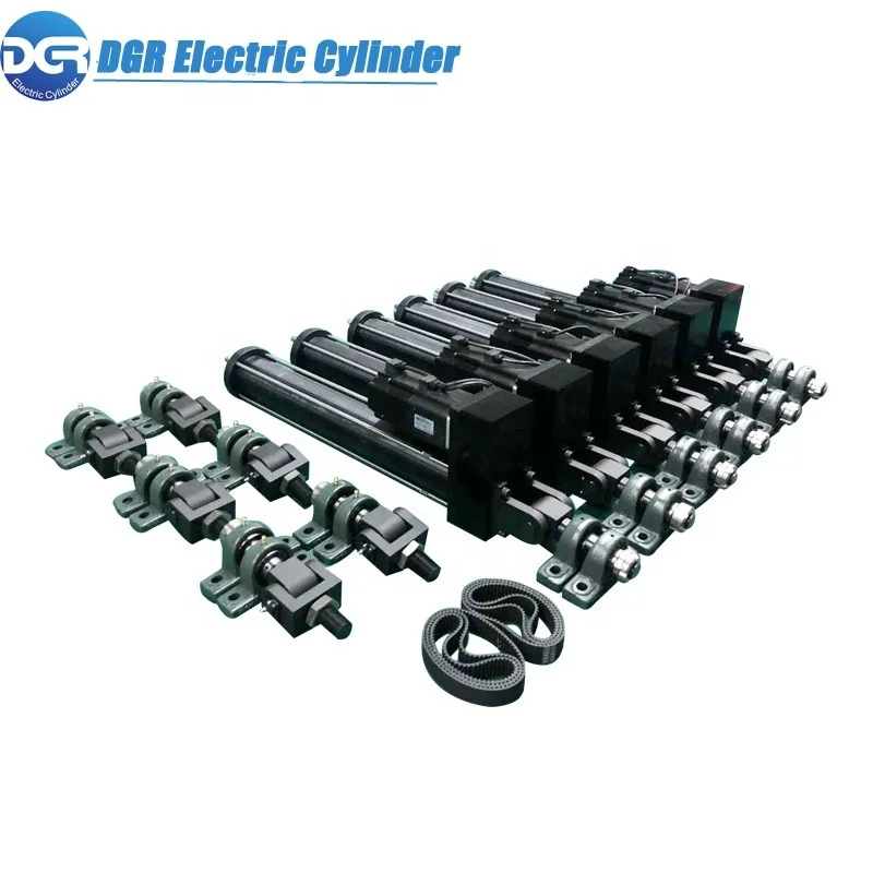 
High Speed Heavy Duty Servo Electric Linear Actuators For VR Car Racing Simulator 