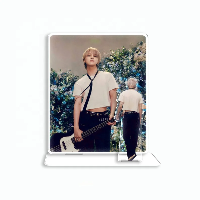 Bangtan Boys Kpop JIMIN MUSE Акриловая Двухсторонняя стоящая пластина настольное украшение акриловая подставка