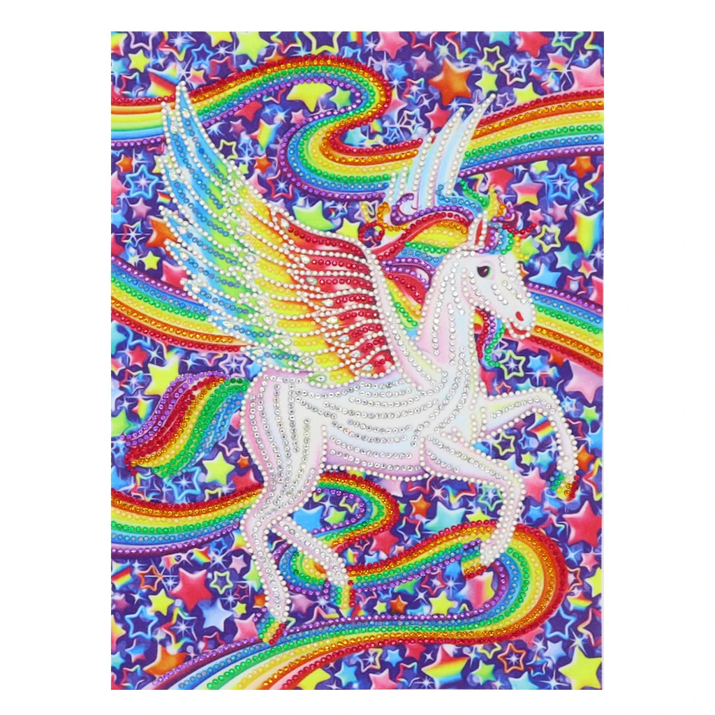 5D Diamond Painting DIY Wing Pegasus Alien Crystal Diamond Home Decoration Gifts Support Custom Diamond Painting Kit