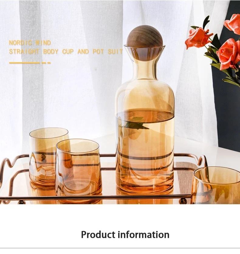  water glass tea set kettle and cup with