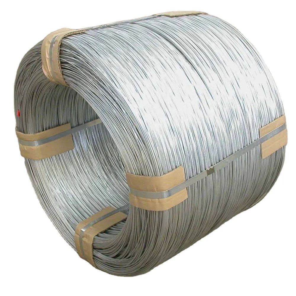Hot dipped galvanized steel wire 12/ 16/ 18 gauge electro galvanized gi iron binding wire made in China