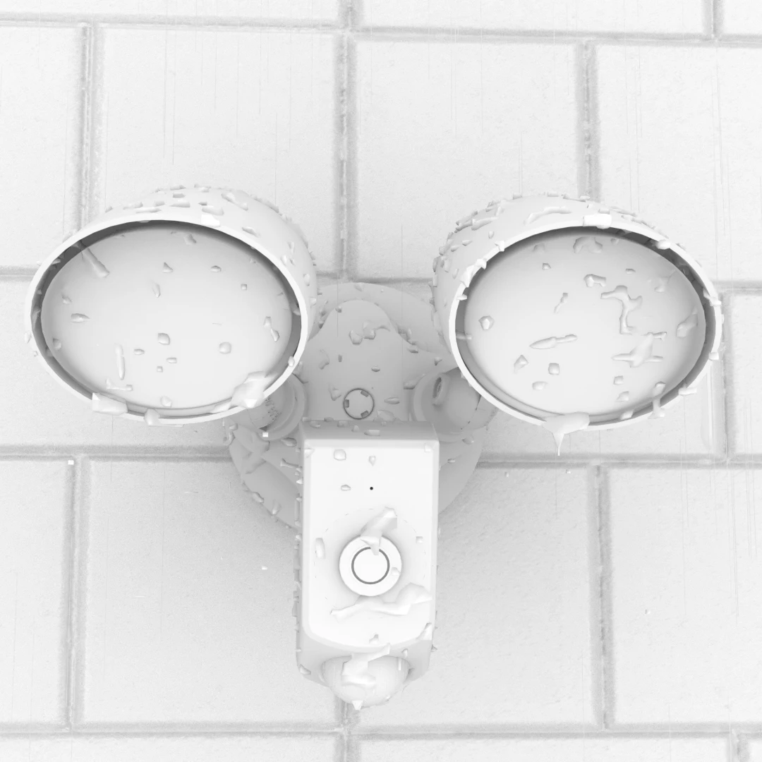 Smart Outdoor Flood Light Wifi Alarm And Camera Ring Security Garage Camera With Light